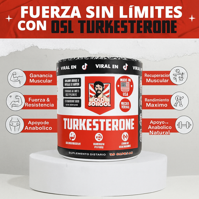🔥 ¡SUPEROFERTA! TURKESTERONE + TONGKAT Ali - COMPROBADO Y SELLADO: Consigue Turkesterona de la vieja escuela (120 cápsulas). Tus resultados serán SERIOS.