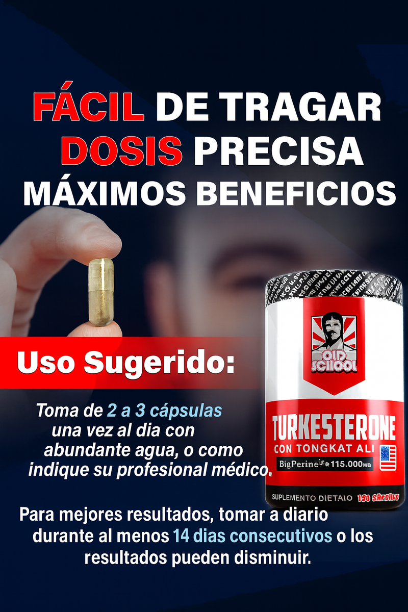 🔥 ¡SUPEROFERTA! TURKESTERONE + TONGKAT Ali - COMPROBADO Y SELLADO: Consigue Turkesterona de la vieja escuela (120 cápsulas). Tus resultados serán SERIOS.